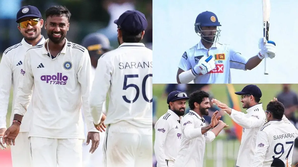 IND vs SL 2nd Test Day 3 Highlights: तीसरे दिन का खेल खत्म, सोनल दिनुशा की करिश्माई पारी; कृष्णा-सुथार ने बरपाया कहर