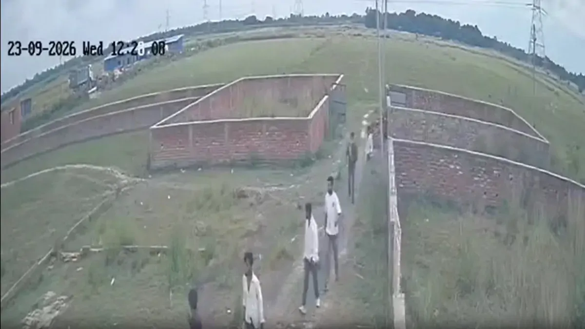 दरभंगा AIIMS के पास जमीन विवाद में तोड़फोड़ फायरिंग, 1 युवक जख्मी, घटना CCTV में कैद