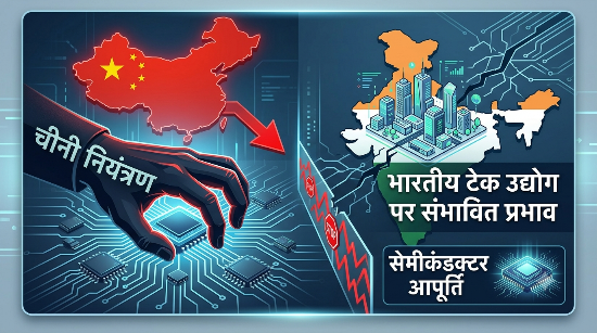 सेमीकंडक्टर आपूर्ति पर चीनी नियंत्रण का भारतीय टेक उद्योग पर संभावित प्रभाव