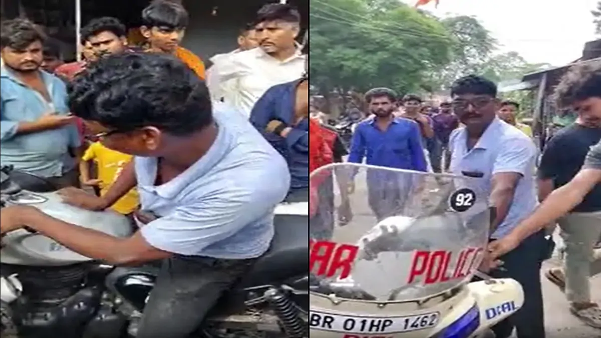 शराबबंदी में ही 'टल्ली' हुए साहब! बगहा में सड़क पर हंगामा करते 2 पुलिसकर्मी सस्पेंड, महकमे में हड़कंप