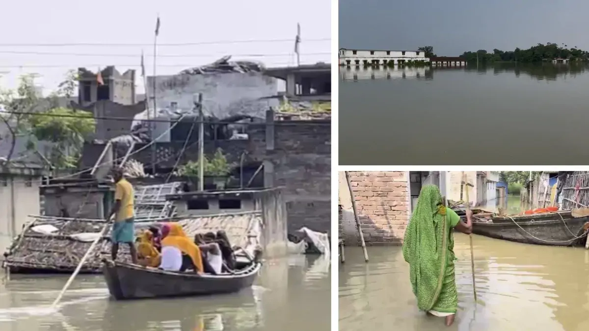 गांव-सड़क पर सैलाब का कब्जा, नाव बनी इकलौता सहारा... बिहार के खगड़िया से Ground Report